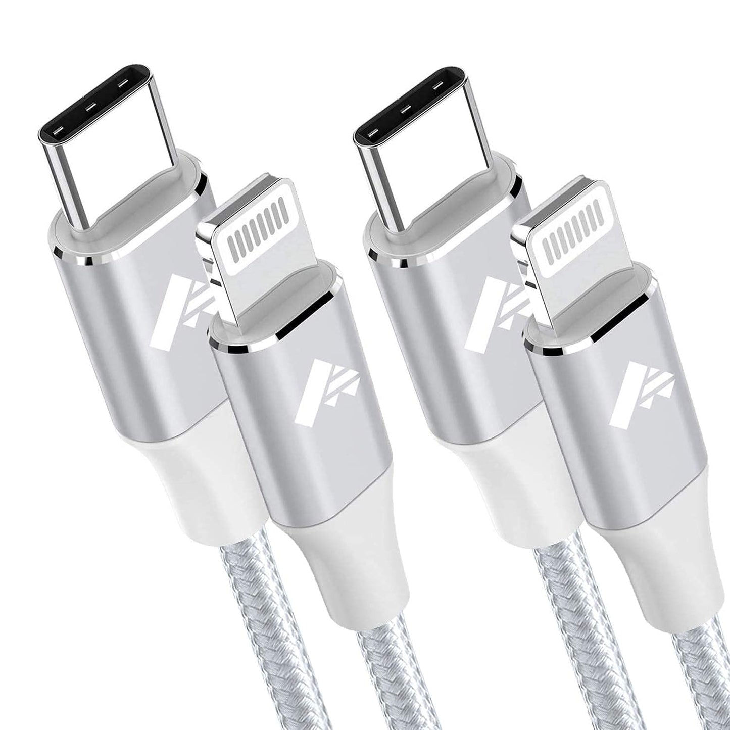 Yosou USB C to Lightning Cable 1M 2Pack Power Delivery USB C iPhone Cables MFi Certified Braided Type C iPhone Charger Cord Fast Charging Compatible iPhone 11 12 13 14 Pro Max X XS XR 8 7 6s Plus