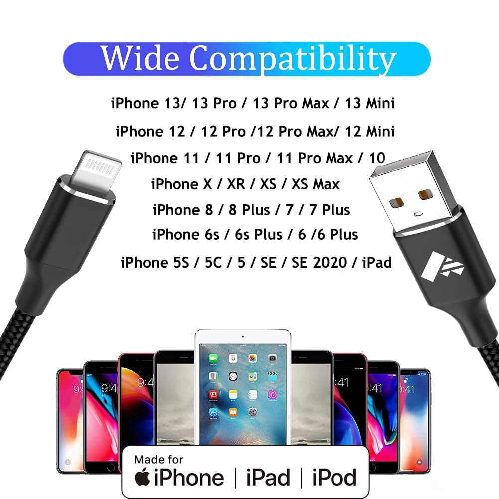 Câble Chargeur Rapid USB Type C pour iPhone 14/13/12 Pro MAX  /11/XR/XS/X/8/7/6